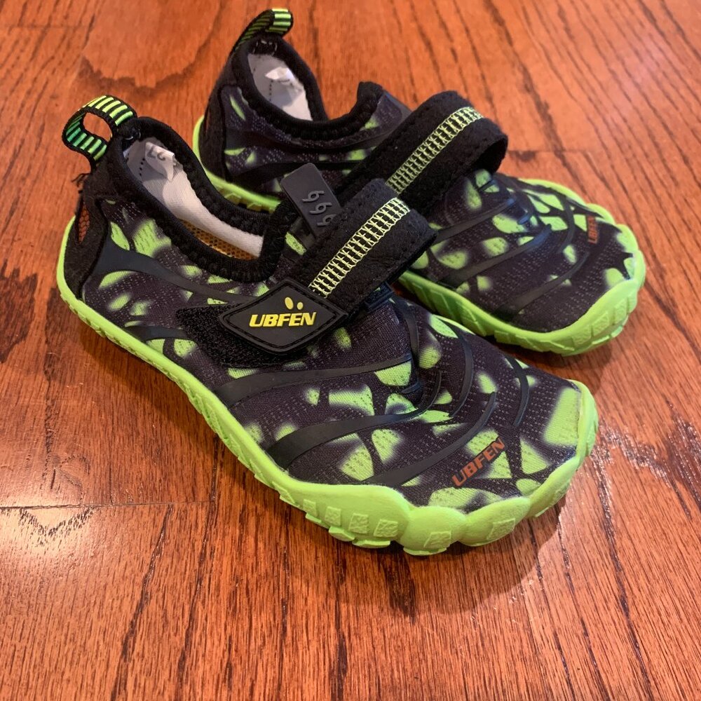 Ubfen Water Shoes Lightweight Quick Dry | Black Green | EU 27/US 10